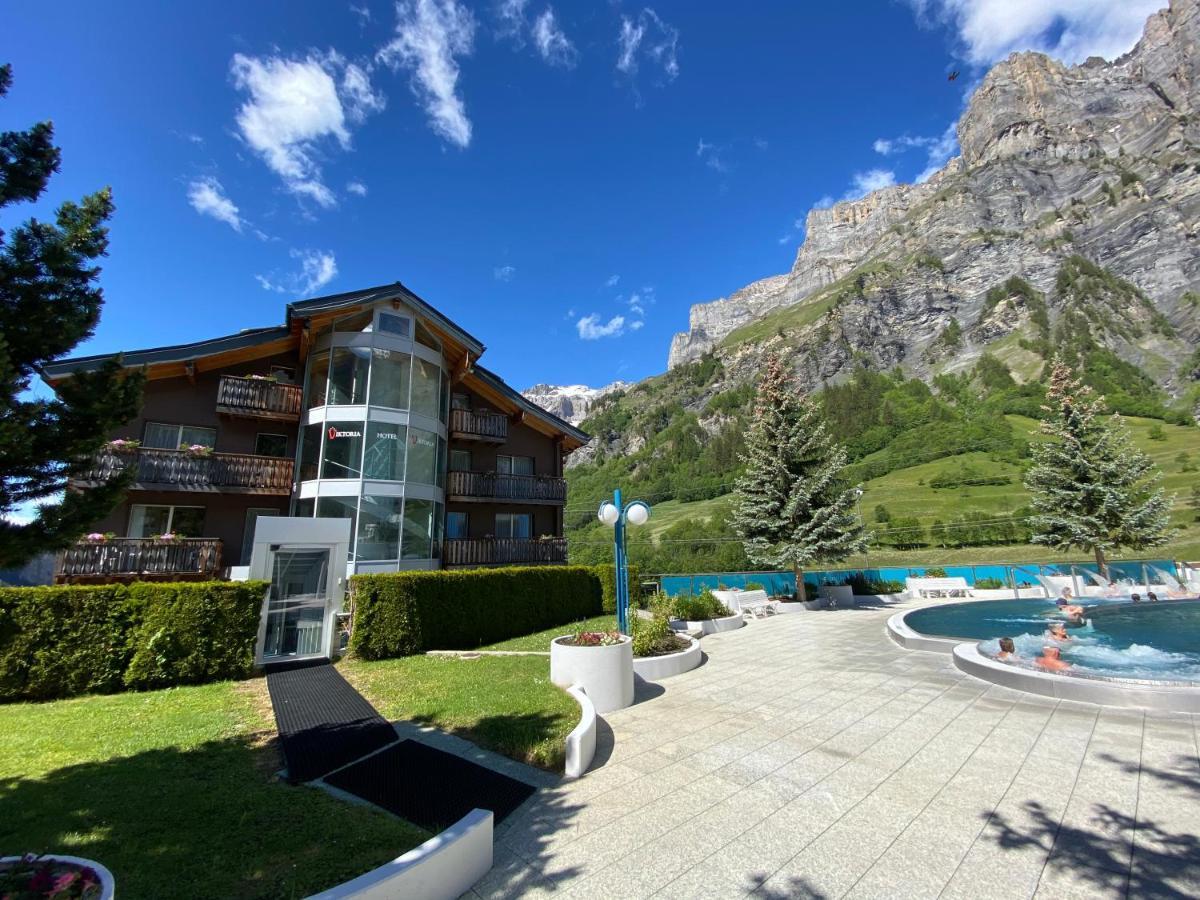 Hotel Viktoria-Leukerbad-Therme Dış mekan fotoğraf