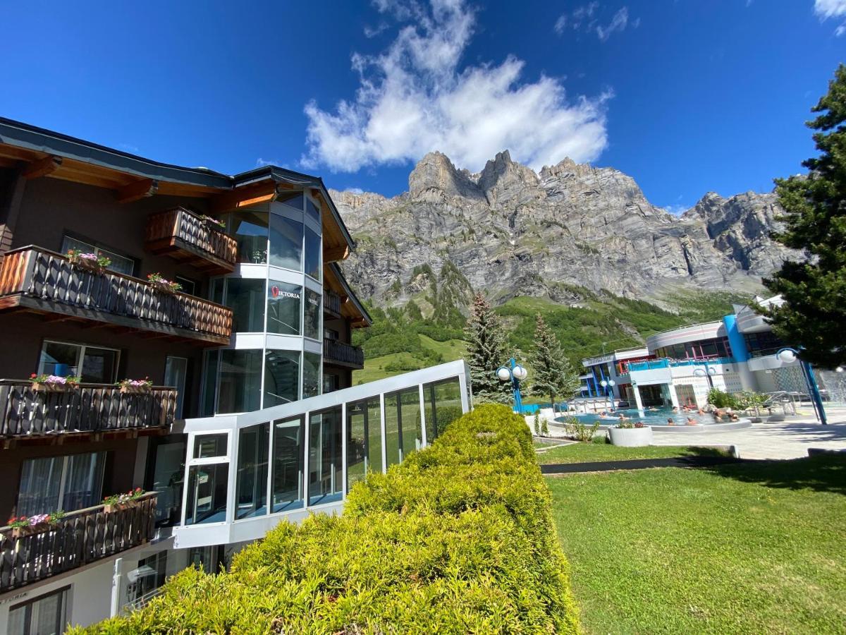 Hotel Viktoria-Leukerbad-Therme Dış mekan fotoğraf