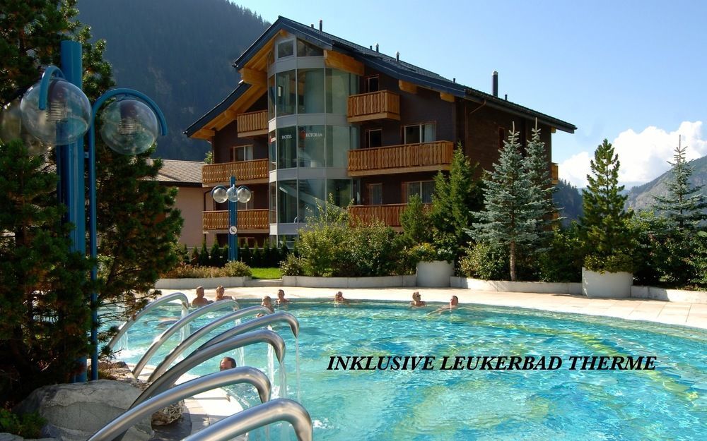 Hotel Viktoria-Leukerbad-Therme Dış mekan fotoğraf