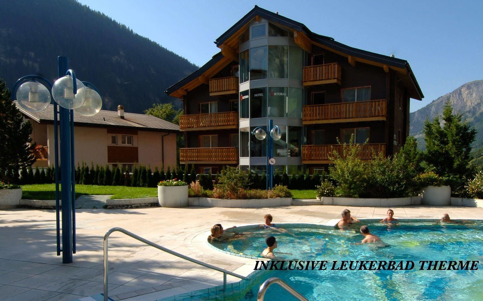 Hotel Viktoria-Leukerbad-Therme Dış mekan fotoğraf