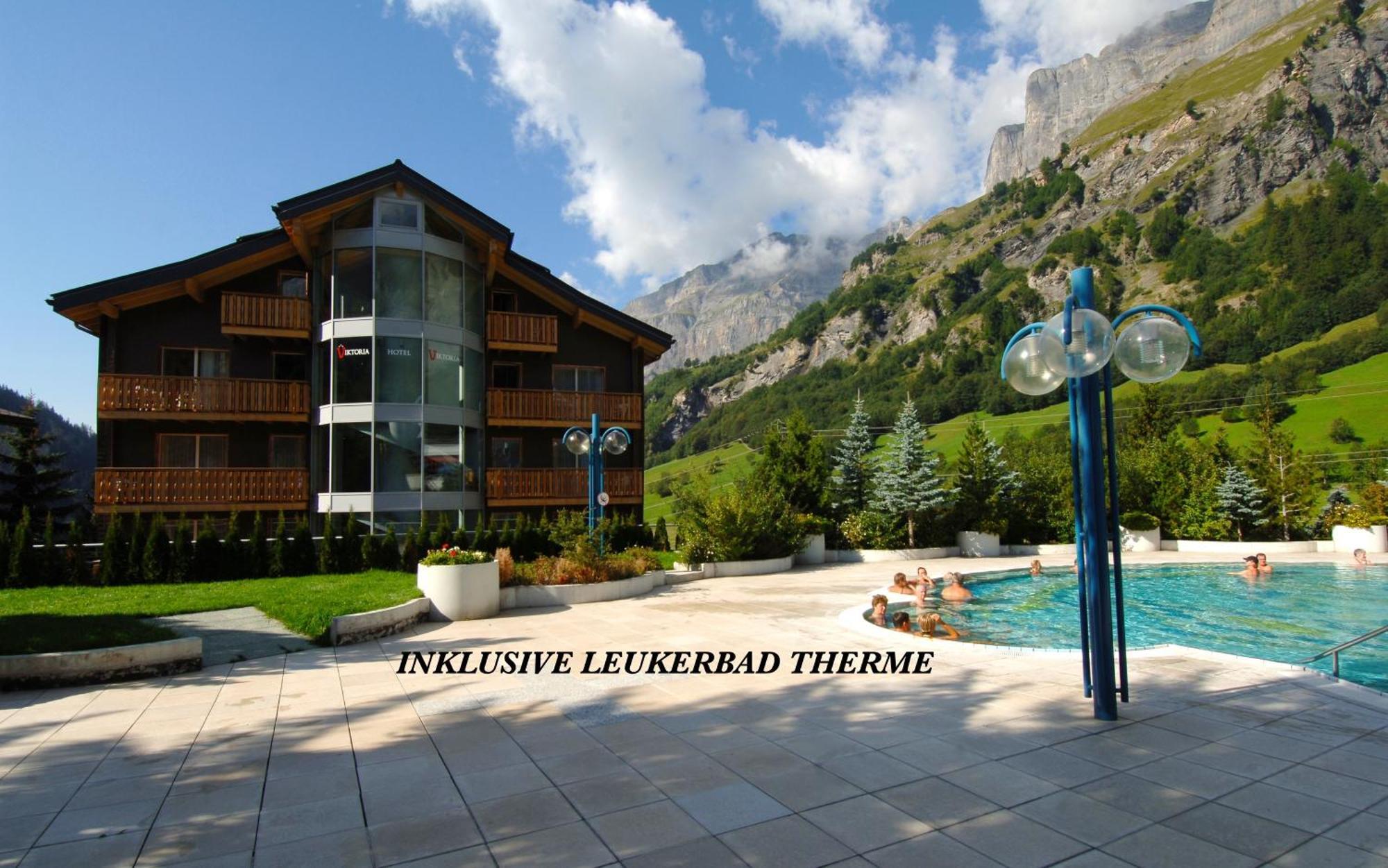 Hotel Viktoria-Leukerbad-Therme Dış mekan fotoğraf